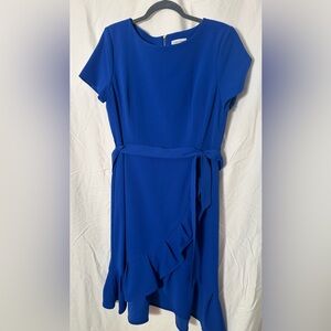 Calvin Klein royal Blue Dress size 14 new with tags
